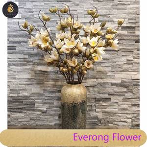 Finto singolo ramo argentino Kapok per la decorazione della tavola della casa di nozze fiore fiore fiore artificiale Magnolia fiore - Product Image 6