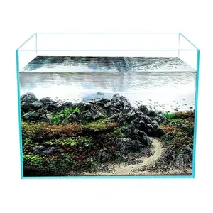 Aquarium en verre trempé Ultra transparent, 3/8/10mm, bord poli, confort des poissons