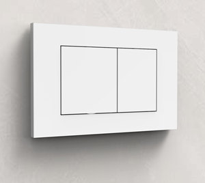 Plaque de chasse d'eau murale à double <span class=keywords><strong>bouton</strong></span> plaquée pour boutons de chasse d'eau Sigma pour réservoir encastré - Product Image 3