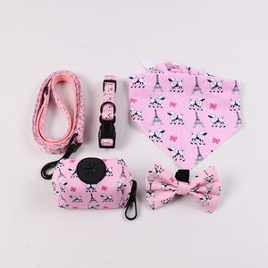 <span class=keywords><strong>Harness</strong></span> Anjing Desainer Baru yang Populer dengan Tali, Tanpa Tarik, Logo Kustom, Set Tali dan Kalung Anjing Neoprene yang Nyaman - Product Image 2