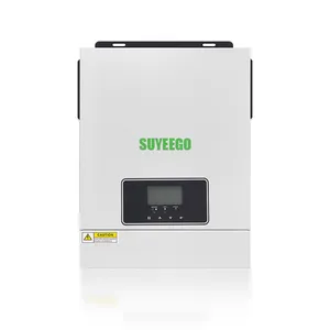 SUYEEGO LCD Display Solar Inverters 3kw 6KW 50 60hz Single Phase Hybrid Off Grid Solar Inverter 3KVA 24V 48V for solar systems