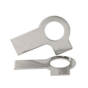 Arandela de bloqueo de <span class=keywords><strong>doble</strong></span> lengüeta negra de acero inoxidable DIN463 - Product Image 3