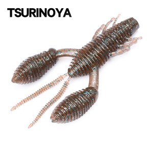 TSURINOYA — lot d'appâts <span class=keywords><strong>souples</strong></span> pour la pêche, pack de <span class=keywords><strong>leurres</strong></span> en forme de crevette, teur de prédateurs, Swimbait, pour pêcher le bar ou le brochet, 3,23 pouces, 6 pièces - Product Image 1