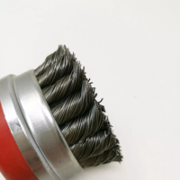 Brosse métallique en forme de coupelle avec fils en acier au carbone pour meuleuse d'angle – Vente en gros