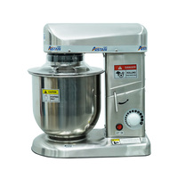 Batteur sur socle commercial B7S 7QT 500W, corps en acier inoxydable, mélangeur électrique de cuisine, mélangeur alimentaire avec bol, crochet à pâte, fouet, batteur