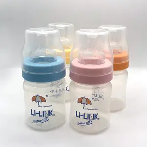 Toptan stok 120ML BPA ücretsiz çevre dostu gıda sınıfı PP plastik bebek biberonları bebekler için