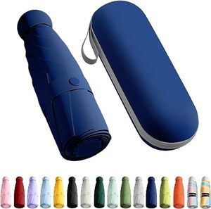 New Design OEM <b>Pocket</b> Promotional Capsule Parasol Portable UV Small Sun Umbrella Mini 5 Folding Custom Logo Umbrella - Product Image 4