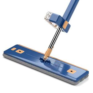 New Peacock Blue Rectangular Flat <b>Mop</b> Microfiber 45Cm Household Rotating Wet Dry Dual Use <b>Floor</b> <b>Mop</b> - Product Image 1
