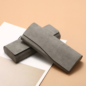 איכות גבוהה מעור עבודת משקפי שמש במקרה לוגו מותאם אישית עיצוב משקפיים מעור תיבת משקפיים - Product Image 6