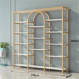 ライト高級衣料品店ディスプレイ棚ネイルアートディスプレイキャビネット理髪店ディスプレイケース製品商業棚 - Product Image 5