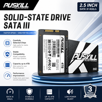 PUSKILL 2TB 2.5 pouces SATA III SSD Disque dur interne à semi-conducteurs 6Gb/s Haute capacité Démarrage rapide pour atelier de réparation informatique