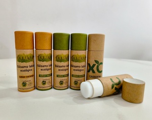 Tube en papier kraft brun prêt à l'emploi, personnalisable avec impression de marque, pour conteneur de bâton de parfum solide fait main - Product Image 5