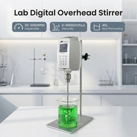 Agitateur sur support AM250W-T à vitesse variable, moteur CC sans balais, vitesse constante électronique pour laboratoire (viscosités faibles, moyennes et élevées)