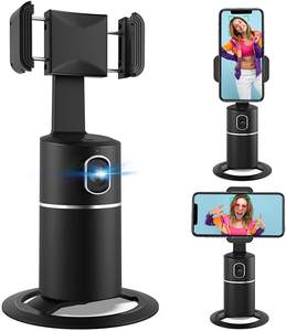 Support de téléphone à suivi automatique du visage à 360 degrés, sans application, suivi rapide du visage, trépied de bureau pour selfie, vlog, vidéo en direct, <span class=keywords><strong>YouTube</strong></span>, TikTok - Product Image 1