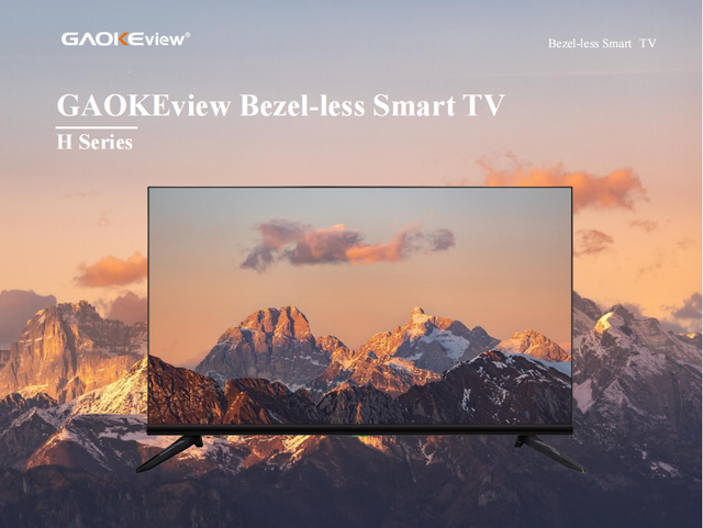 GAOKEview Bezel-less Smart TV