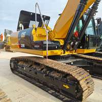 Excavatrice d'occasion populaire CAT 329D, 29 tonnes, godet de 1,1 m³, sans fuite d'huile, bien entretenue, prête pour l'expédition à l'étranger
