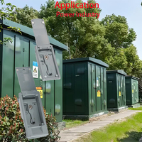 Boîte de sécurité antivol intelligente avec transformateur de contrôle d'accès et de déverrouillage à distance pour le réseau IP de porte en bois, acier et verre