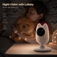 Moniteur vidéo pour bébé sans fil avec écran LCD portable de 2,8 pouces, caméra vidéo pour bébé 800MA DC 5V pour produits pour bébés