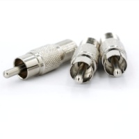 Connecteur de câble coaxial RF RCA mâle vers connecteur femelle F
