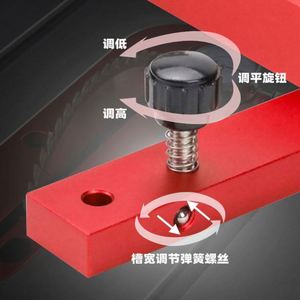 Kit Básico de Alineación y calibración de máquina de sierra con indicador de dial de sierra de mesa TEABK, calibre de barra inteligente de aluminio, Kit básico A-Line It - Product Image 5