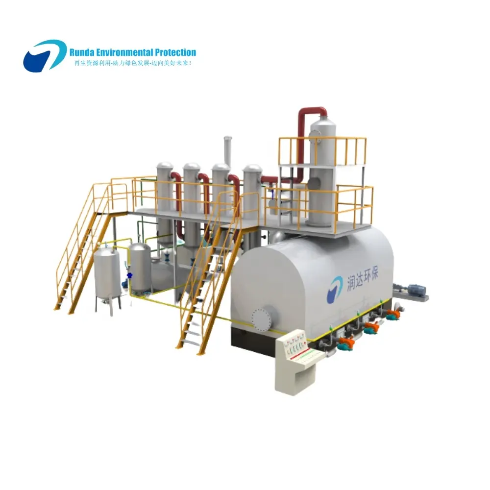 Used Engine Oil Distillation Crude Oil Refinery Plant Diesel Distillation Plant