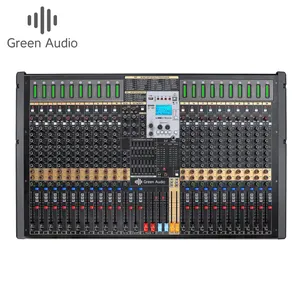 GAX-TFB24 New TFB series mixer 20-channel stage DJ mixer with sound card four group output AUX audio mixer