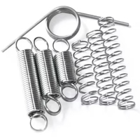 Ressort de tension à double crochet en acier inoxydable personnalisable 30 mm x 7 mm x 0,7 mm, galvanisation/nickelage pour l'automobile et le mobilier