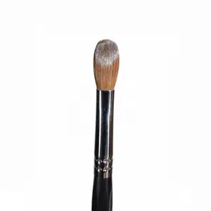Pinceau à ongles plat professionnel <span class=keywords><strong>haut</strong></span> <span class=keywords><strong>de</strong></span> <span class=keywords><strong>gamme</strong></span> Paul Cézanne, 100% Kolinsky, virole sertie en <span class=keywords><strong>acrylique</strong></span>, manche en bois noir, outil <span class=keywords><strong>de</strong></span> beauté P-86 - Product Image 2
