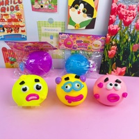 Mainan Squishy Anjing Pengubah Ekspresi Wajah, Bahan TPR Karet Lunak, Slow Rebound, Mainan Remas Pereda Stres, Hadiah untuk Segala Usia