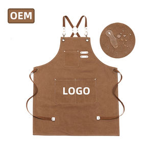 Pequeño MOQ Personalizar Mujer Hombre Multifunción Precio al por mayor Delantal - Product Image 5