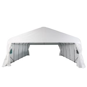 Abri Voiture Temporaire Moderne de Style Simple en Métal pour Extérieur, Auvent Pare-Soleil pour l'Entretien des Véhicules, Garages, Abris et <span class=keywords><strong>Parking</strong></span> - Product Image 5