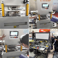 Machine d'estampage à chaud de cartes de papier d'alimentation automatique Machine d'impression de feuille de ruban d'or en cuir PU avec précision