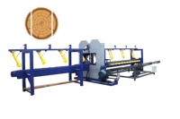 Linea di lavorazione dell'albero della foresta sega a nastro verticale in legno segheria verticale elettrica segheria a nastro verticale computerizzata