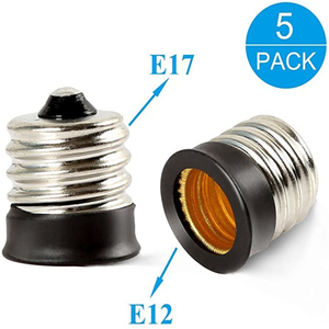 Vít đèn bóng đèn Ổ cắm chuyển đổi <span class=keywords><strong>E17</strong></span> để E12 Adapter giữ đèn bóng đèn cơ sở chuyển đổi chống cháy <span class=keywords><strong>E17</strong></span> để E12 giữ ánh sáng - Product Image 2