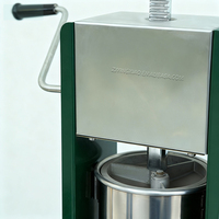 Machine à saucisses verticale manuelle commerciale 3L 5L 7L 10L 15L, machine à farcir les saucissons et salamis, équipement de transformation de la viande