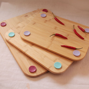 Planche à découper en silicone, planche à découper en bambou et silicone, produit créatif portable, vaisselle personnalisée en bambou - Product Image 2
