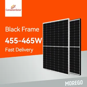 Canadese Solar Mono Halve Cel Pv Zonne-Energie Paneel 450W 455W 460W 465W Zonnepaneel Prijs