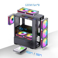 Boîtier PC ATX de haute qualité, compatible avec le refroidissement liquide 240, pour PC de jeu et ordinateur de bureau