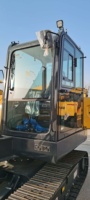 Excavatrice hydraulique d'occasion pour régions désertiques et arides, chenilles tout-terrain, adaptée aux climats chauds, travail intensif dans le sable et la poussière, machine Shantui d'occasion