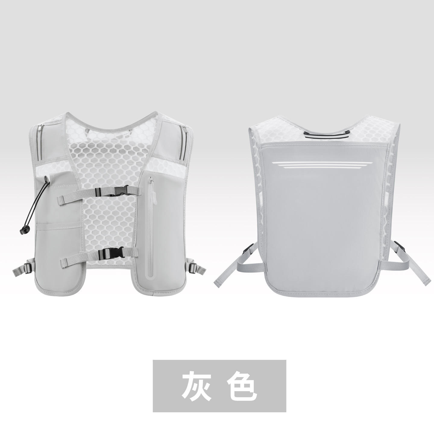 สีเทาอ่อน - กระเป๋าเป้ 01