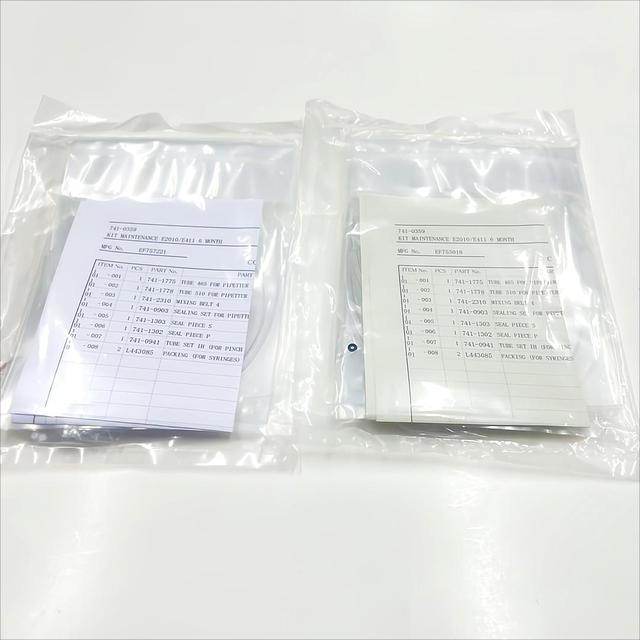 Roche Cobas E411 6 Month Maintenance Kit 741-0359 with Tubes Seals Mixing Rods HITACHI Compatible Lab Immunoassay Service Part
