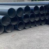 Tuyau d'eau PE100 HDPE de grand diamètre PN10 SDR17 en polyéthylène pour l'irrigation et l'alimentation en eau agricole