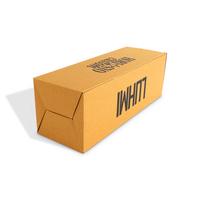 Boîte de papier en carton personnalisée imprimée de logo noir en gros emballage pour l'emballage de tasse de bouteille