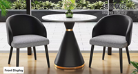 Nouvelle table basse en fer forgé haut de gamme chinoise 2026, design moderne, réglable, mobilier de maison, garantie 1 an
