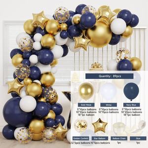 Meilleure Vente Ensemble de Ballons Décoration Mariage Anniversaire <span class=keywords><strong>Arche</strong></span> de Ballons Or - Product Image 6