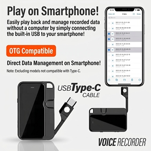 OEM Activated Digital Voice Recorder Noise Reduction Adjustable Sensitivity Audio Recorder Low Power Recording Devcice - Product Image 2
