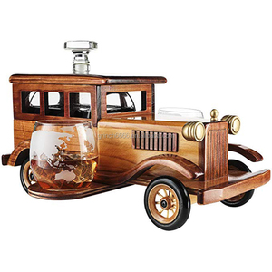 Set Decanter per Whisky a Forma di Globo Terrestre con 2 Bicchieri per Liquori, Bourbon e Vodka, Novità 2022 - Product Image 3