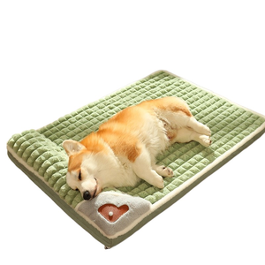 Coussin <span class=keywords><strong>pour</strong></span> <span class=keywords><strong>chien</strong></span> doux et épais, chaud et écologique, doublé de fourrure, <span class=keywords><strong>pour</strong></span> toutes les saisons, <span class=keywords><strong>grand</strong></span> <span class=keywords><strong>tapis</strong></span> de couchage <span class=keywords><strong>pour</strong></span> <span class=keywords><strong>chien</strong></span> avec housse amovible et lavable - Product Image 1