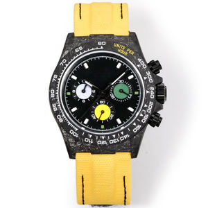 Reloj Deportivo de Lujo para Hombre, Carcasa de Carbono Modificada Premium, Cronógrafo, Elegante Regalo para Regalos con Estilo - Product Image 1