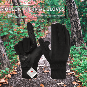 Guantes de Invierno MOREOK con 3M Thinsulate, Térmicos, con Pantalla Táctil, para Deportes al Aire Libre, Senderismo, Correr, Esquí, Ciclismo, Unisex - Product Image 2